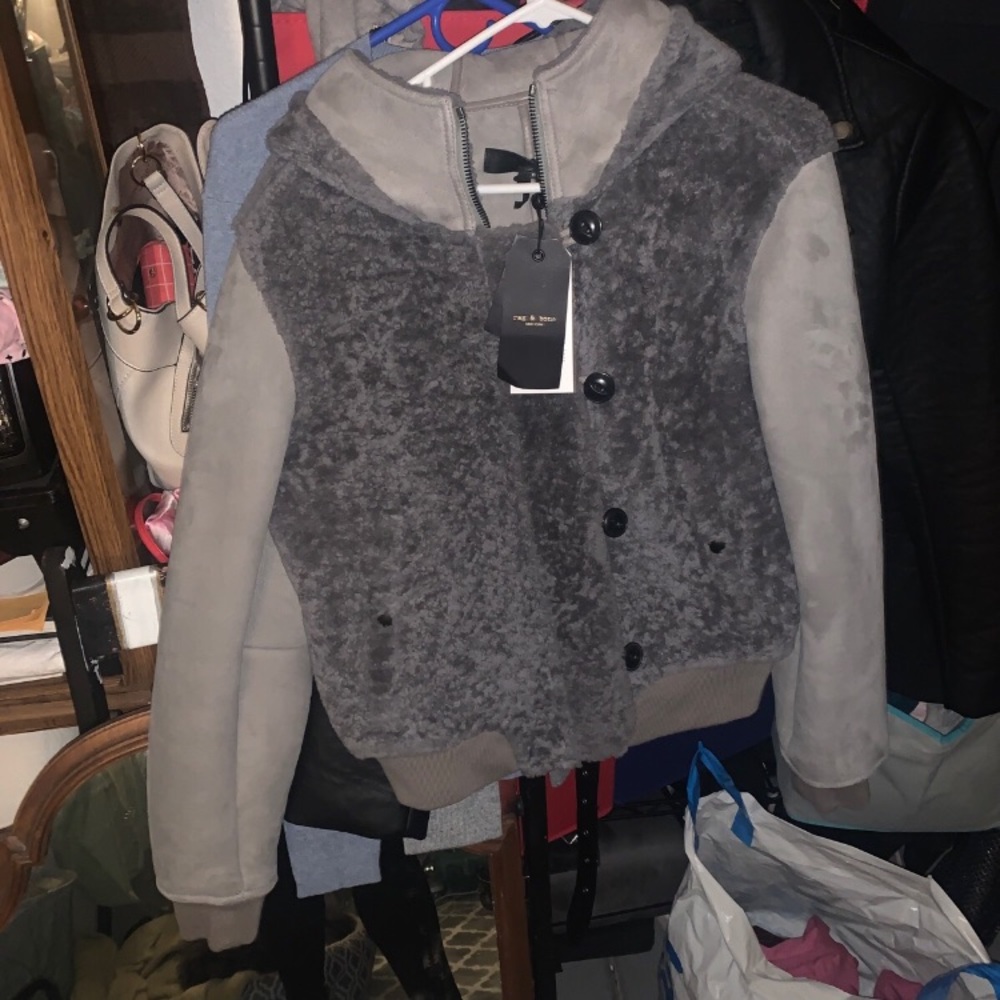 NWT rag & bone Meesha Jacket $2,295 Bomber - Picture 5 of 6